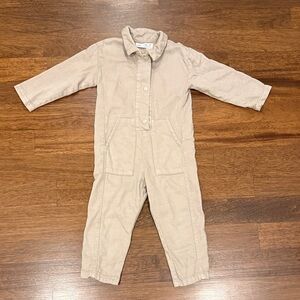 Zara Kids Beige Jumpsuit